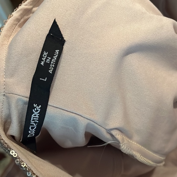 Backstage Rose Gold Sequence Dress - Picture 4 of 4